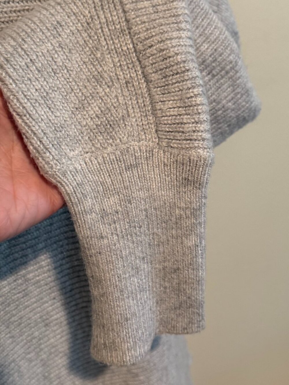 Marled by Reunited Gray Knit Cowl Turtleneck Sweater Medium - Picture 5 of 9